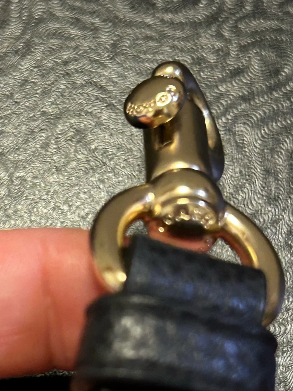 Coach Black Mollie Tote Bag 25 Pebbled Leather with Gold Hardware. - Picture 7 of 10
